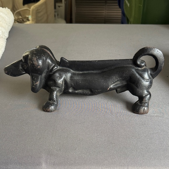 Other - Cast Iron Dachshund Boot Scraper Doorstop